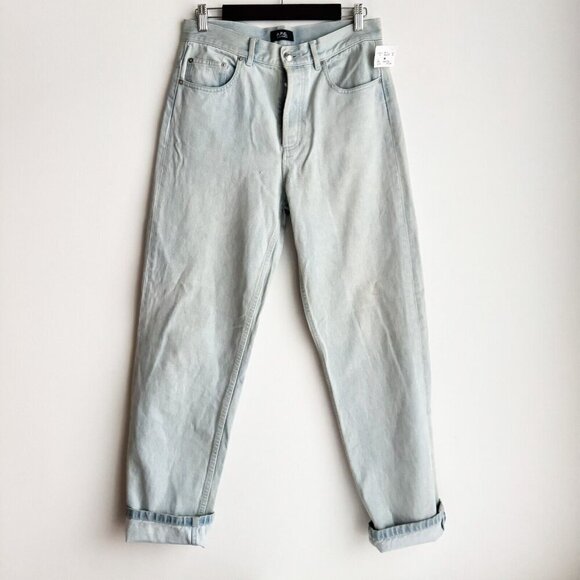 A.P.C. Blue Fairfax Jeans Light wash Distressed 30/31 - Picture 4 of 7